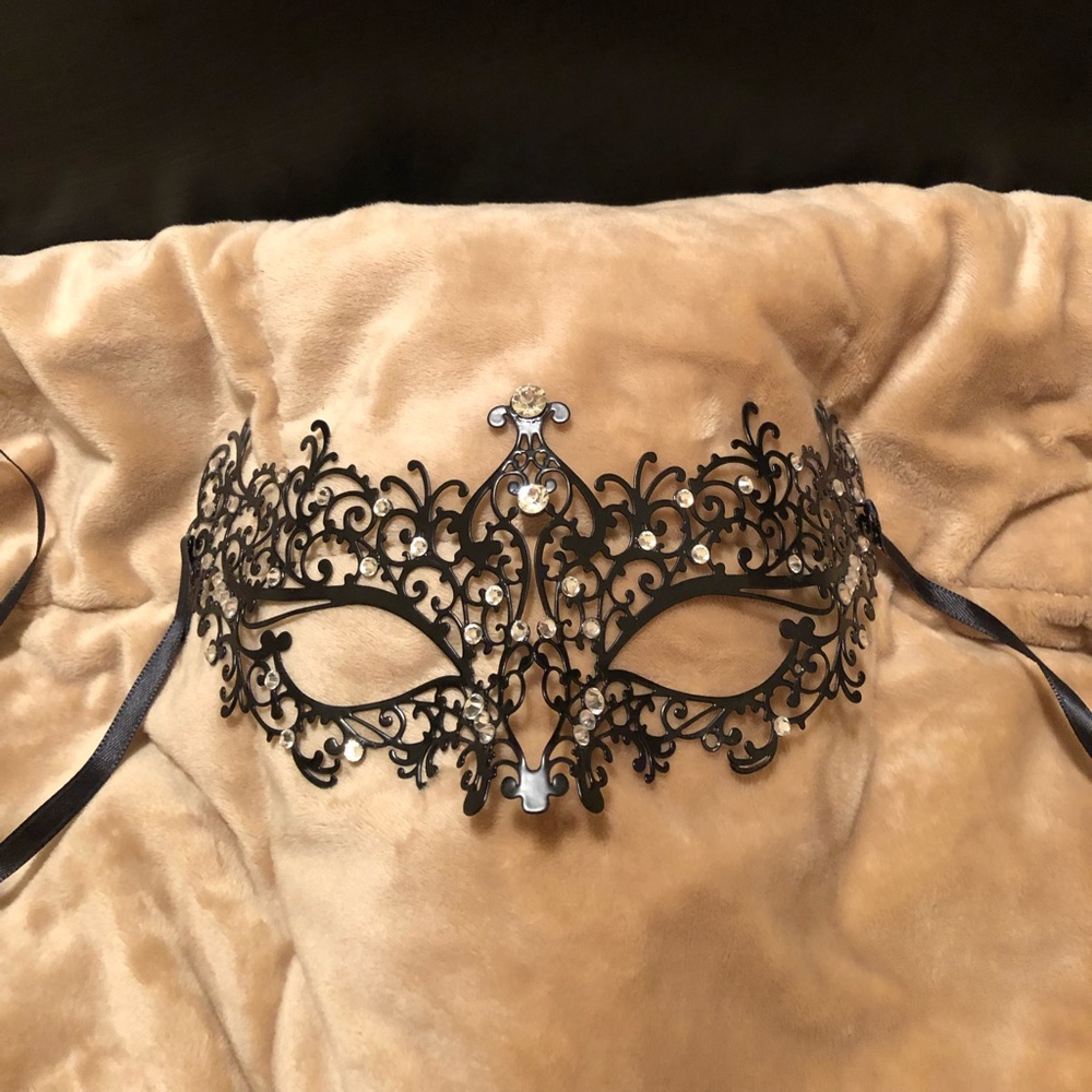Metal Filigree Carnival Mask